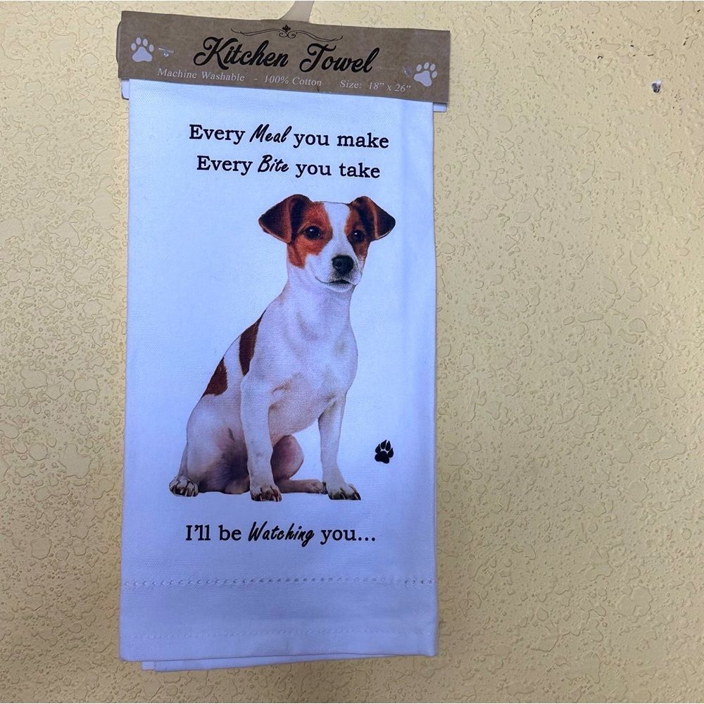 Jack Russell Tea Towel